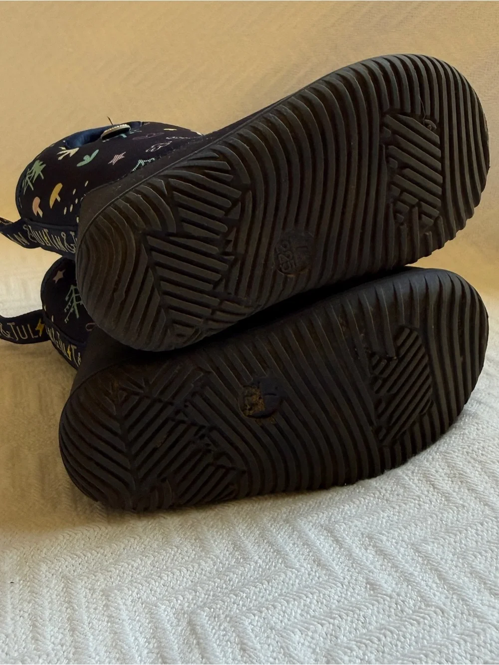 Jan & Jul Navy Winter Pull-On Boots